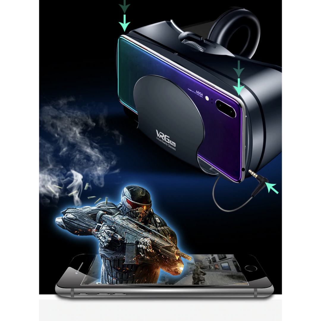 VR Glasses Headset Compatible iPhone Android