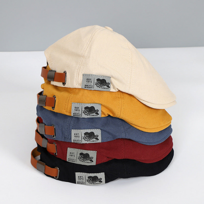 Men's Adjustable Beret Modern Wool