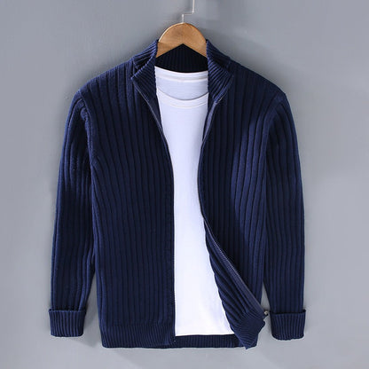 Lorenzo Men's Cotton Cardigan - 
Fashinoza