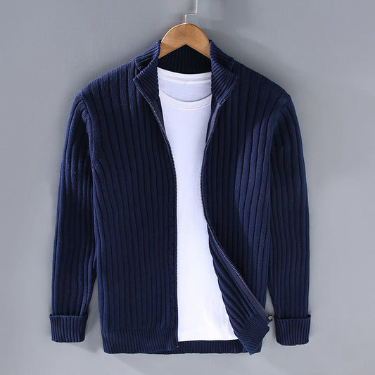 Lorenzo Men's Cotton Cardigan - 
Fashinoza