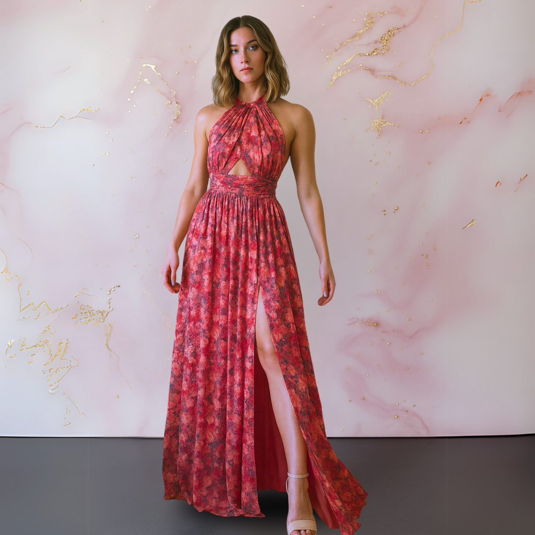 Women's Cut-Out Dress - Fashinoza