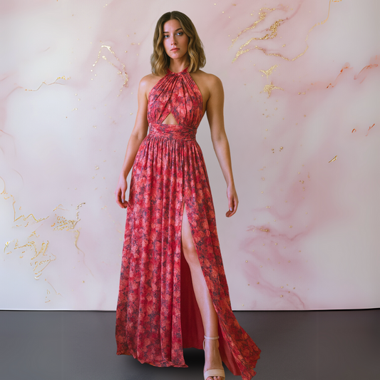Women's Cut-Out Dress - Fashinoza