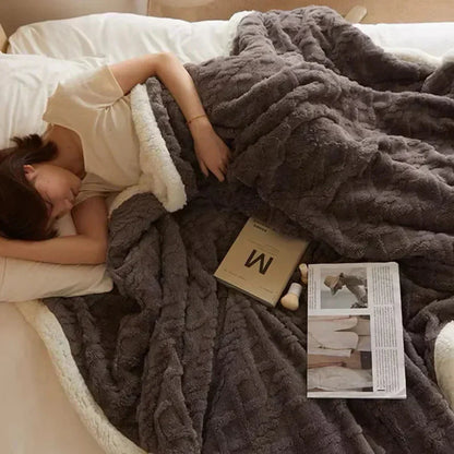 Thick Winter Fleece Blanket
