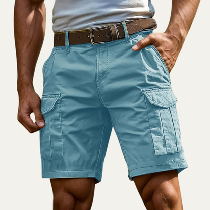 Men's Summer Utility Shorts Cotton With Pockets
