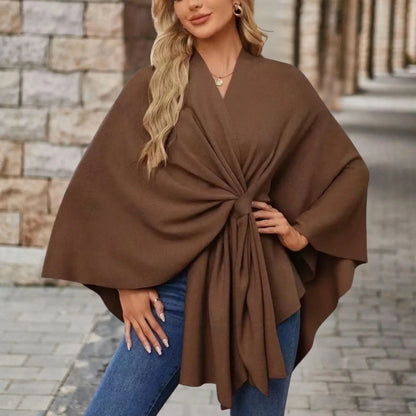 Women's Asymmetrical Poncho