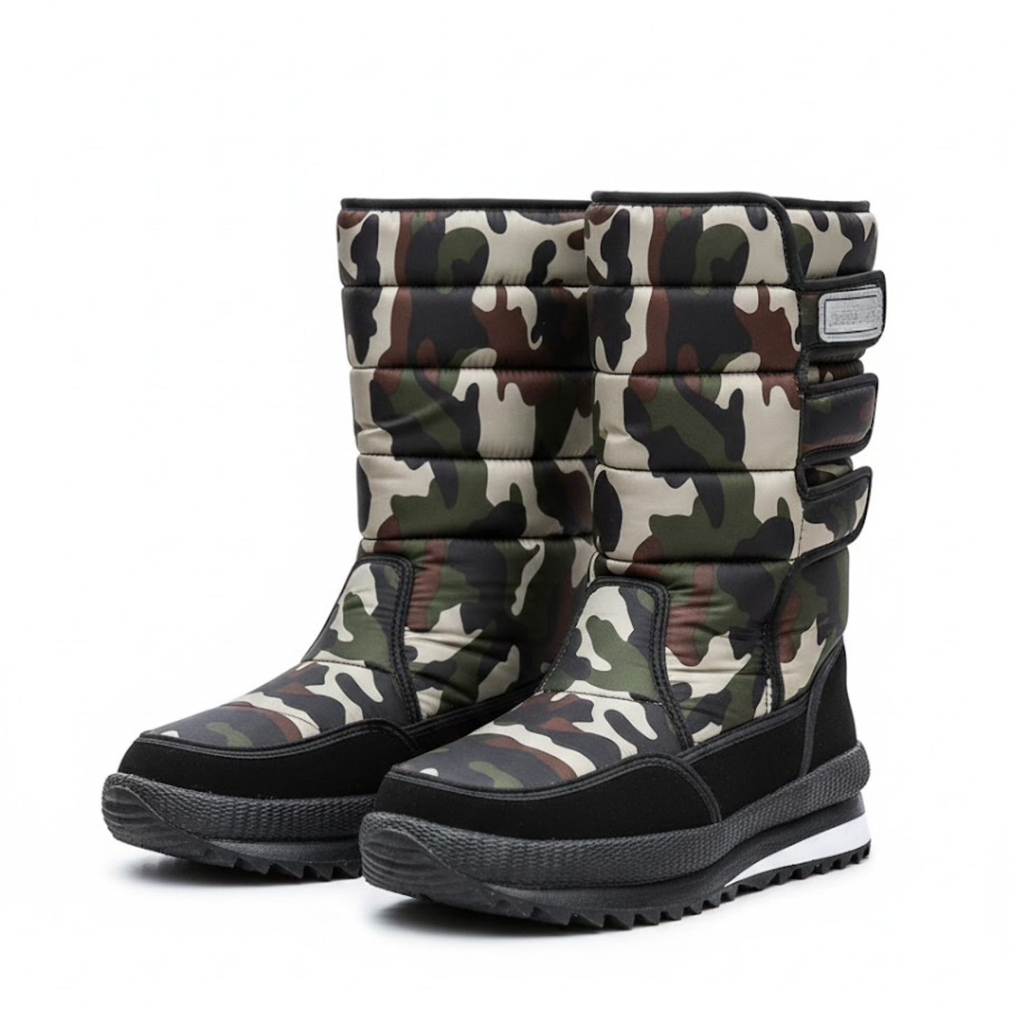 Women's Trendsetting Waterproof Platform Snow Boots Warm Thick Plush Winter Footwear
