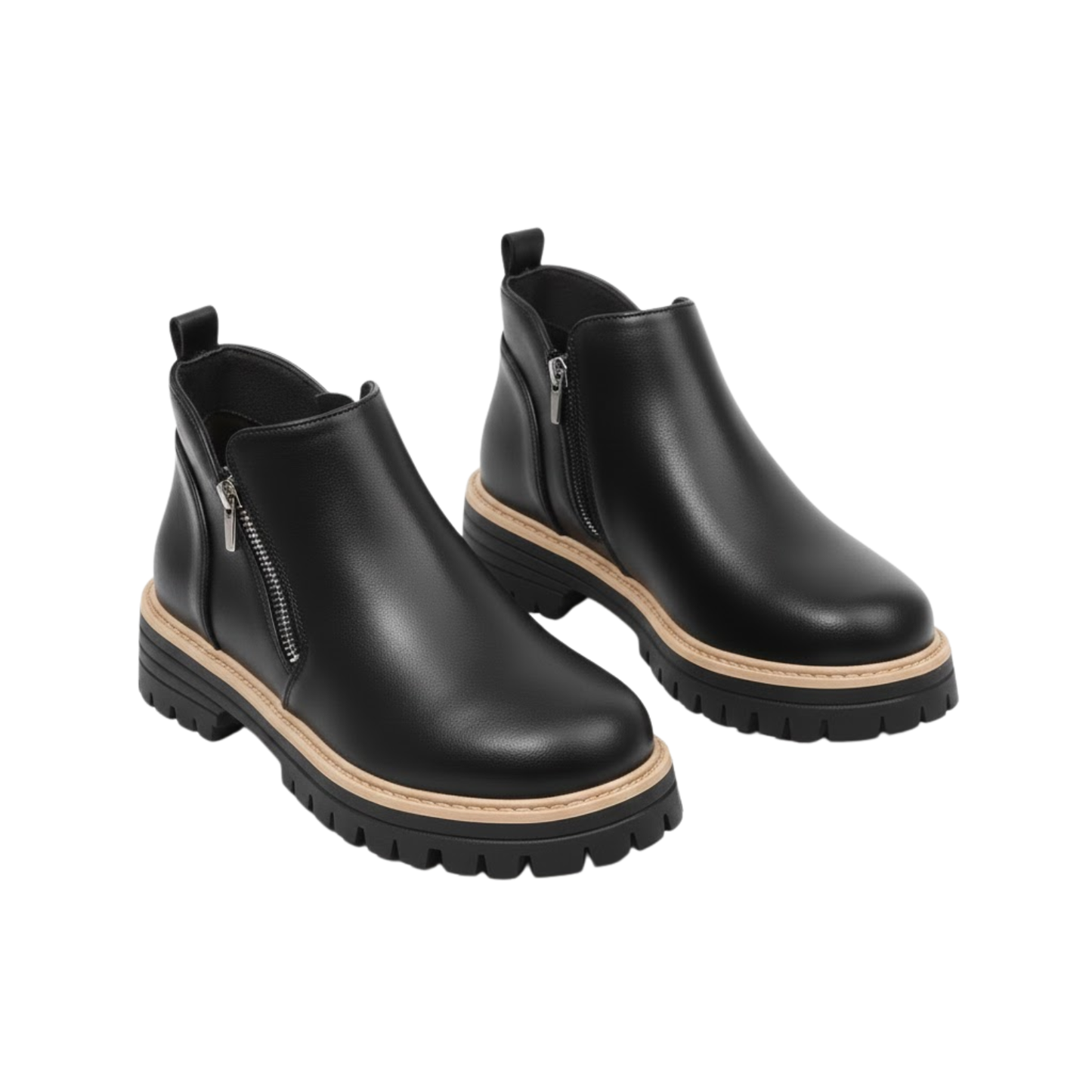 Women Shoes Round Toe Platform Flats High Top Sneakers