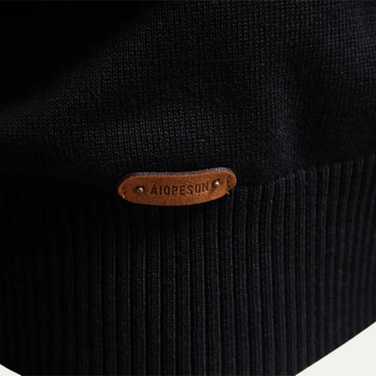 Men's Half Zip Wool Sweater