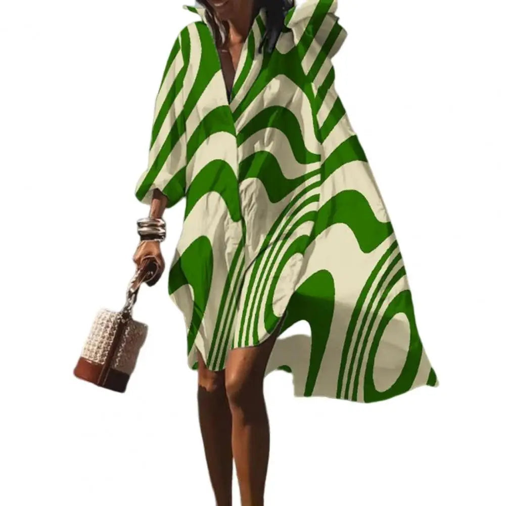 Women's Boho Print Maxi Dress