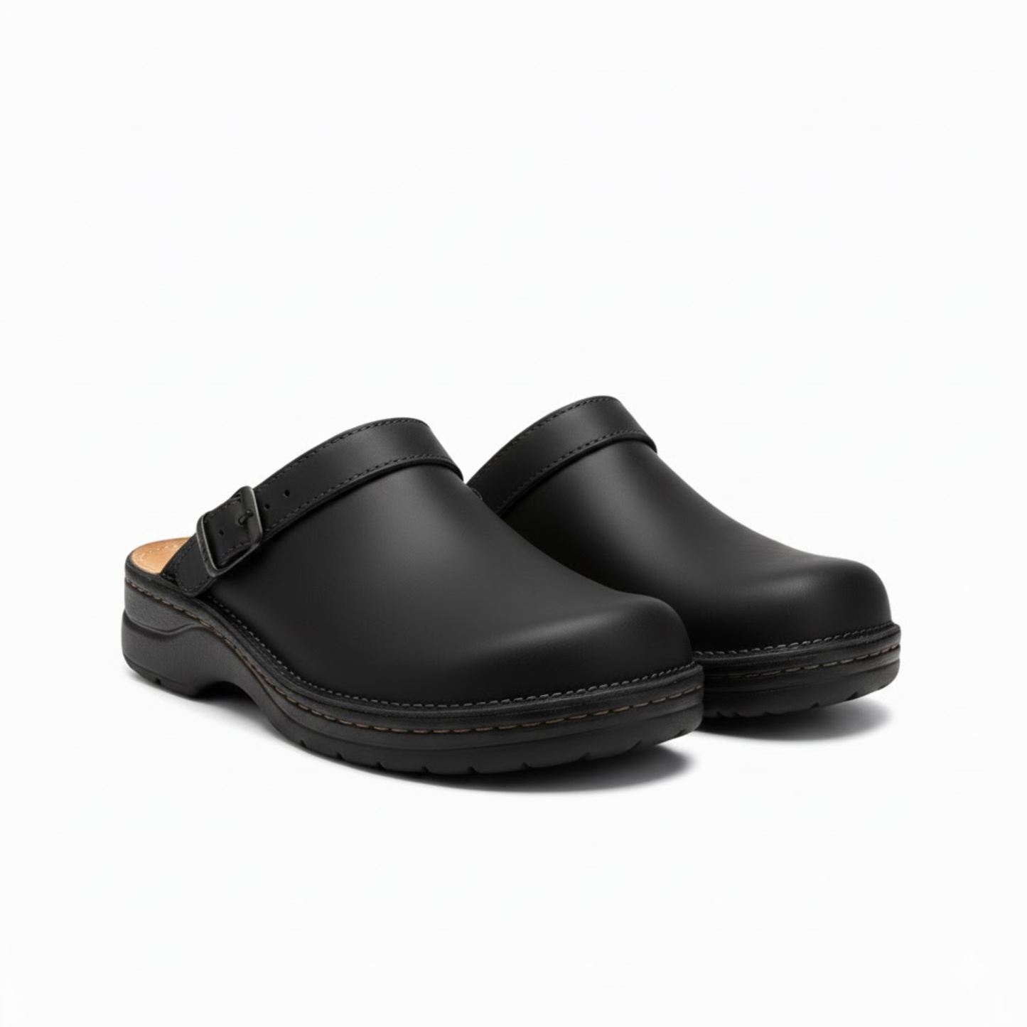 Men's Casual Flat Sole Back Open Bag Head Slippers