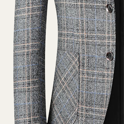 Merrifield Men's Slim Fit Blazer Checked Lightweight