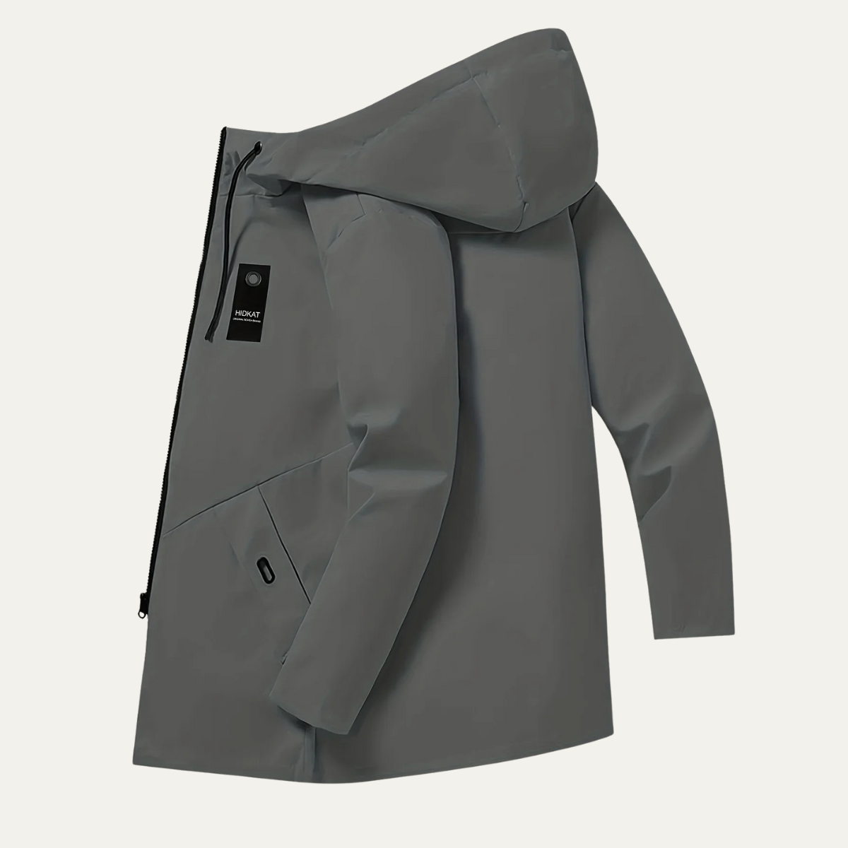 Men's Lightweight Drawstring Hooded Jacket