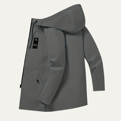 Men's Lightweight Drawstring Hooded Jacket
