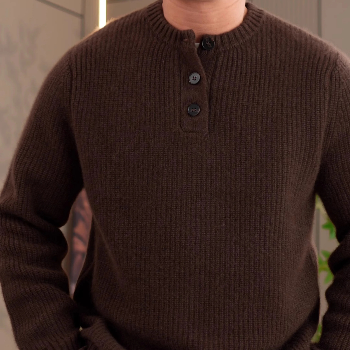 Winsterly Men's Crew Neck Sweater