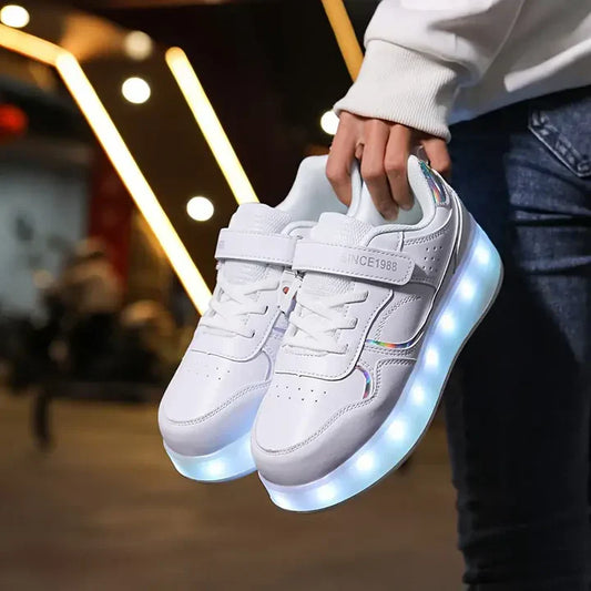 Kids Light Up Roller Skates - Fashinoza