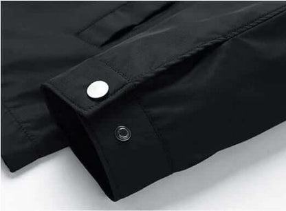 Men's Insulated Winter Jacket Waterproof Windproof Black