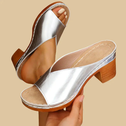 Women's Orthopedic Sandals Thick Heel