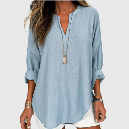 Rachel | Womens Loose Fit Long Sleeve Casual Top