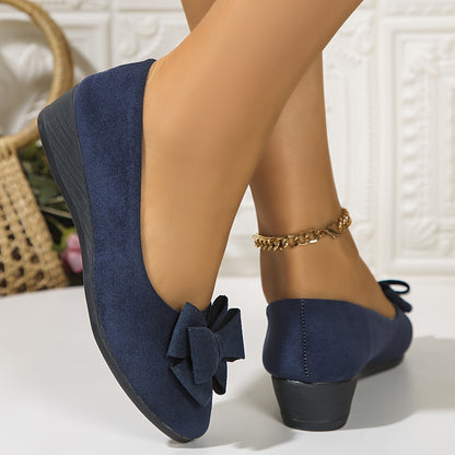 Women's Round Toe Ballet Flats Slip-On Shoes