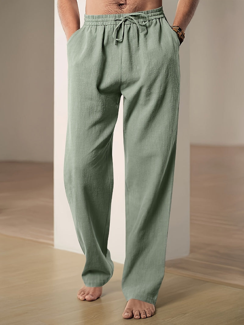 Men's Drawstring Pants Relaxed Fit