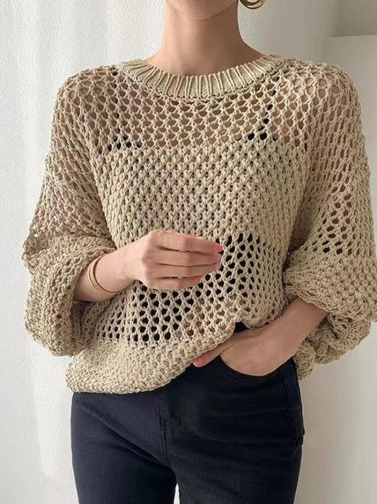 Women's Knitted Sweater - 
Fashinoza