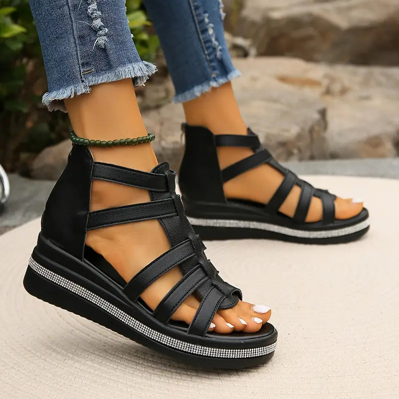 Women's Multi-Strap Platform Sandals