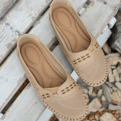 Women's Flat Loafers Slip-On Rounded Toe