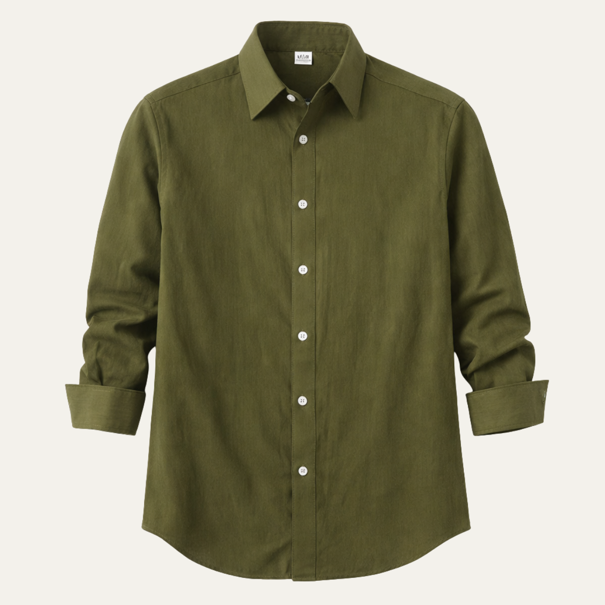 Men's Linen Cotton Dress Shirt - Fashinoza
