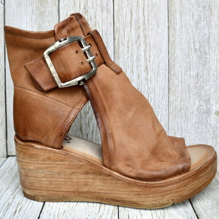 Women's Ankle Strap Sandals Buckle Closure