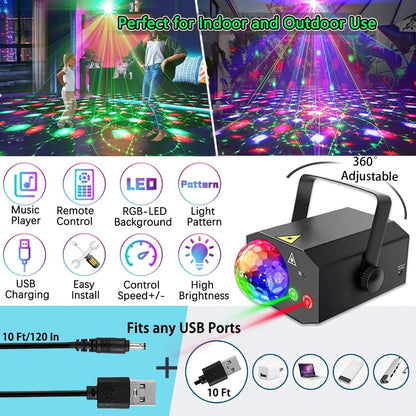 2-In-1 Laser Disco Stage Light