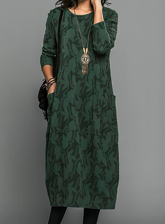 Fiona | Women Wedding Guest Printed Midi Dress