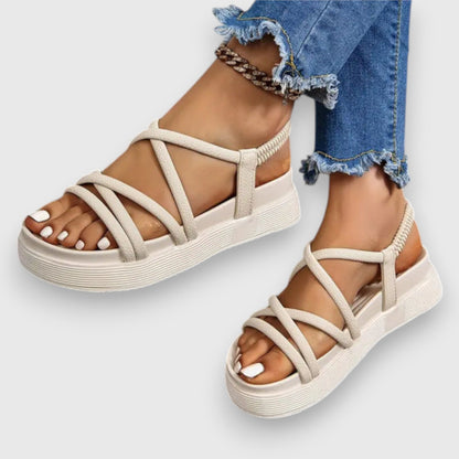 Women's Sandals Leather Rosalind Brown