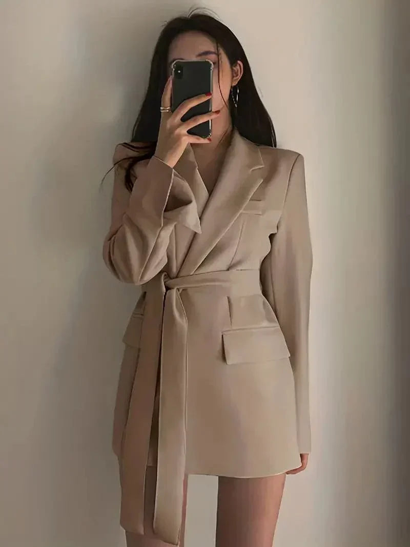 Women's Blazer Coat Wool Blend Versatile