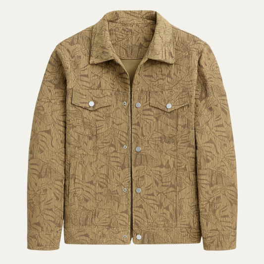 Men's Quilted Cotton Jacket Lightweight Insulated - Fashinoza