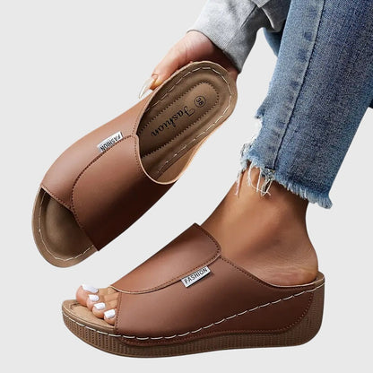 Women’s Platform Slide Sandals Open Toe