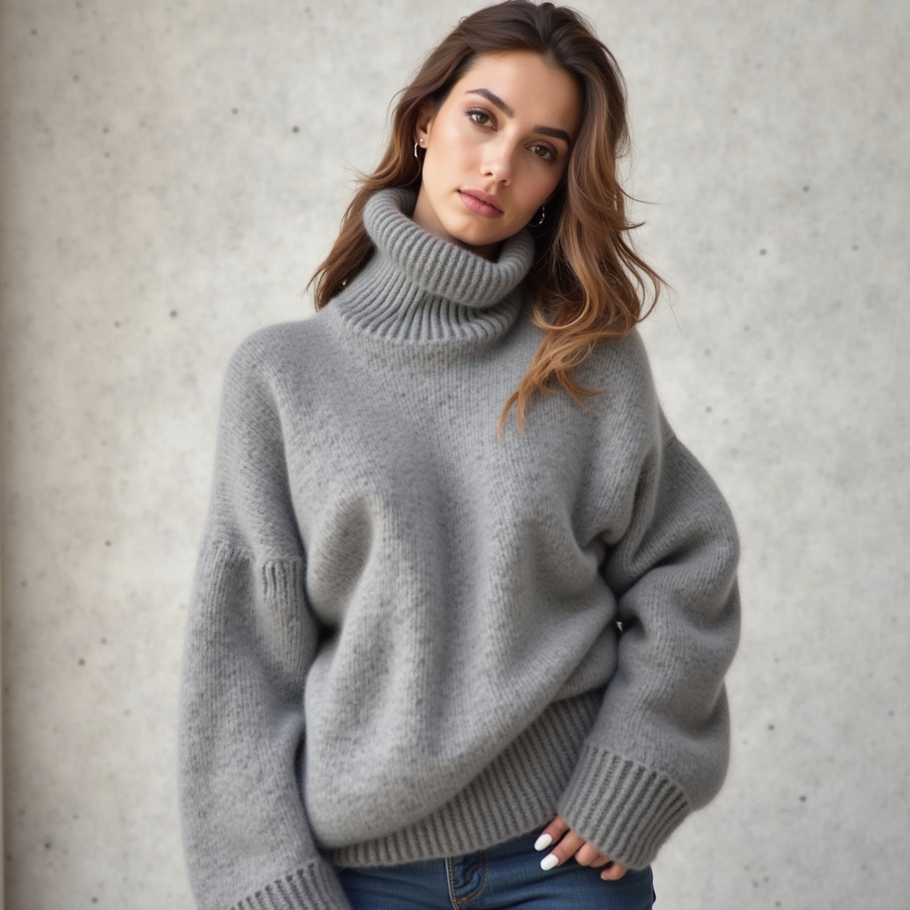 Liora | Oversized Cozy Turtleneck Sweater