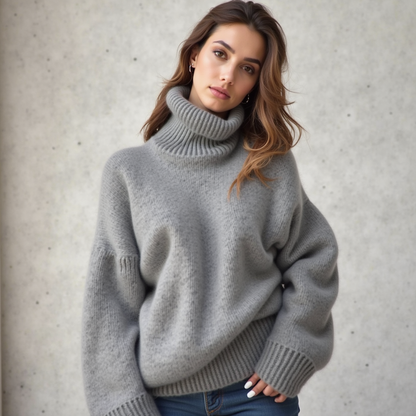 Liora | Oversized Cozy Turtleneck Sweater
