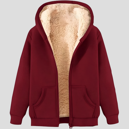 Men's Fleece Lined Hoodie Jacket