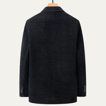 Men's Chenille Blazer Warm Fur Lined