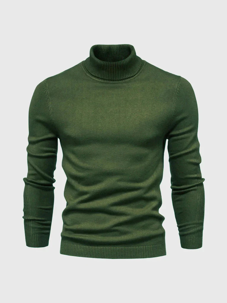 Men's Turtleneck Sweater Washable