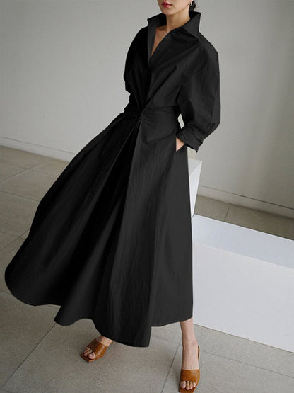 Women's Long Sleeve Wrap Dress