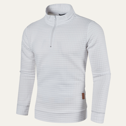 Men's Lightweight Quarter Zip Sweater Warm
