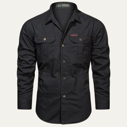 Men's Cotton Cargo Shirt