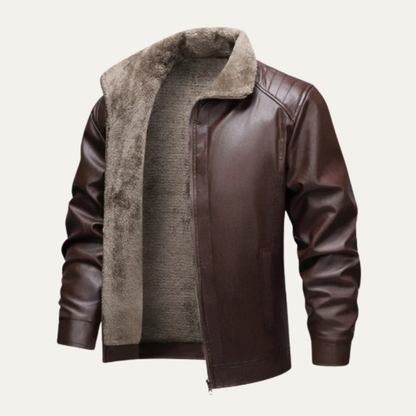 Men's Thick Fleece Lined Zip Jacket