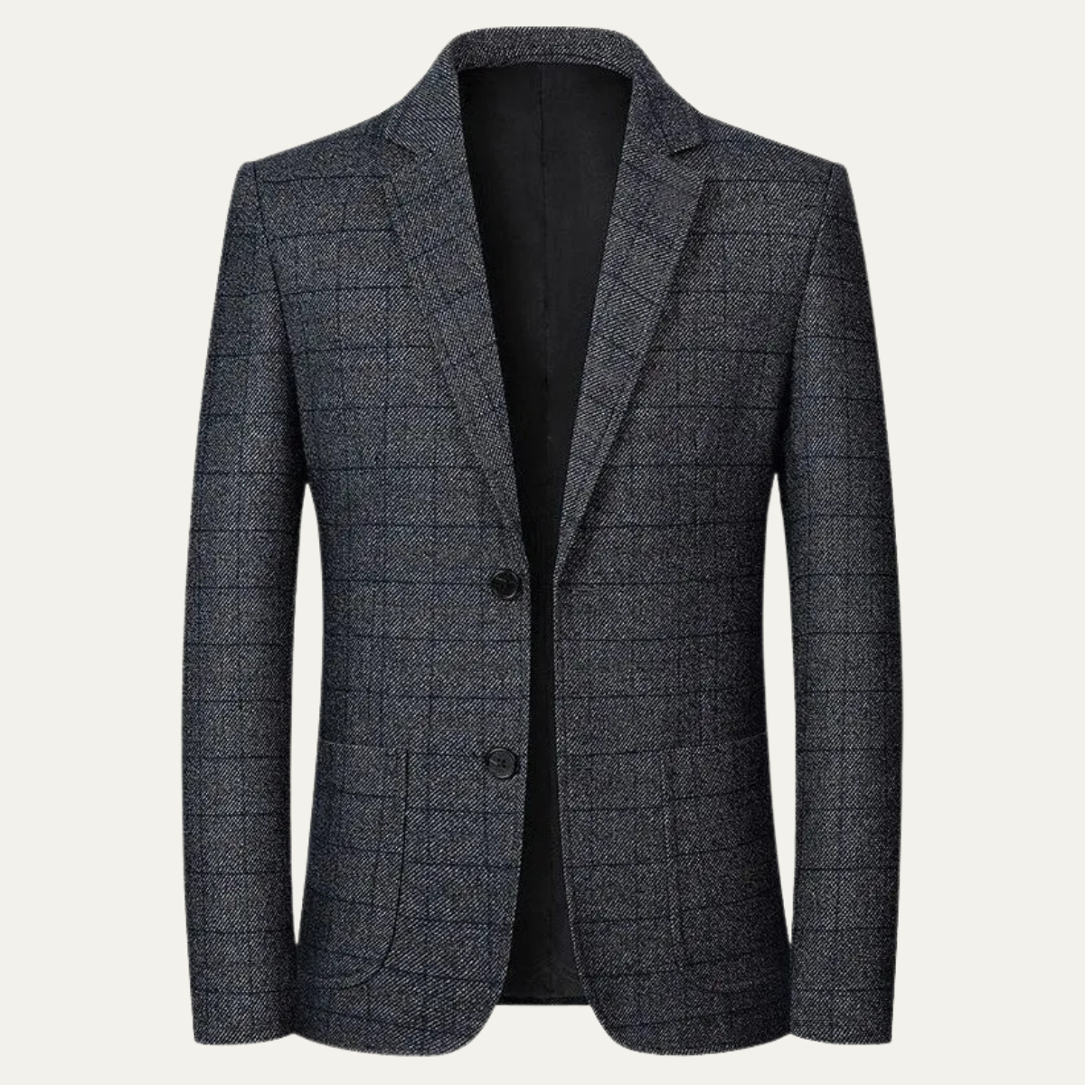Men's Classic Plaid Blazer Check Pattern - Fashinoza