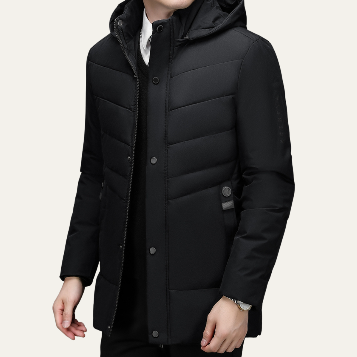 Men's Winter Hooded Puffer Jacket