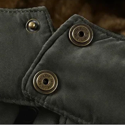 Men's Thick Warm Hooded Parka Coat Fur Lined
