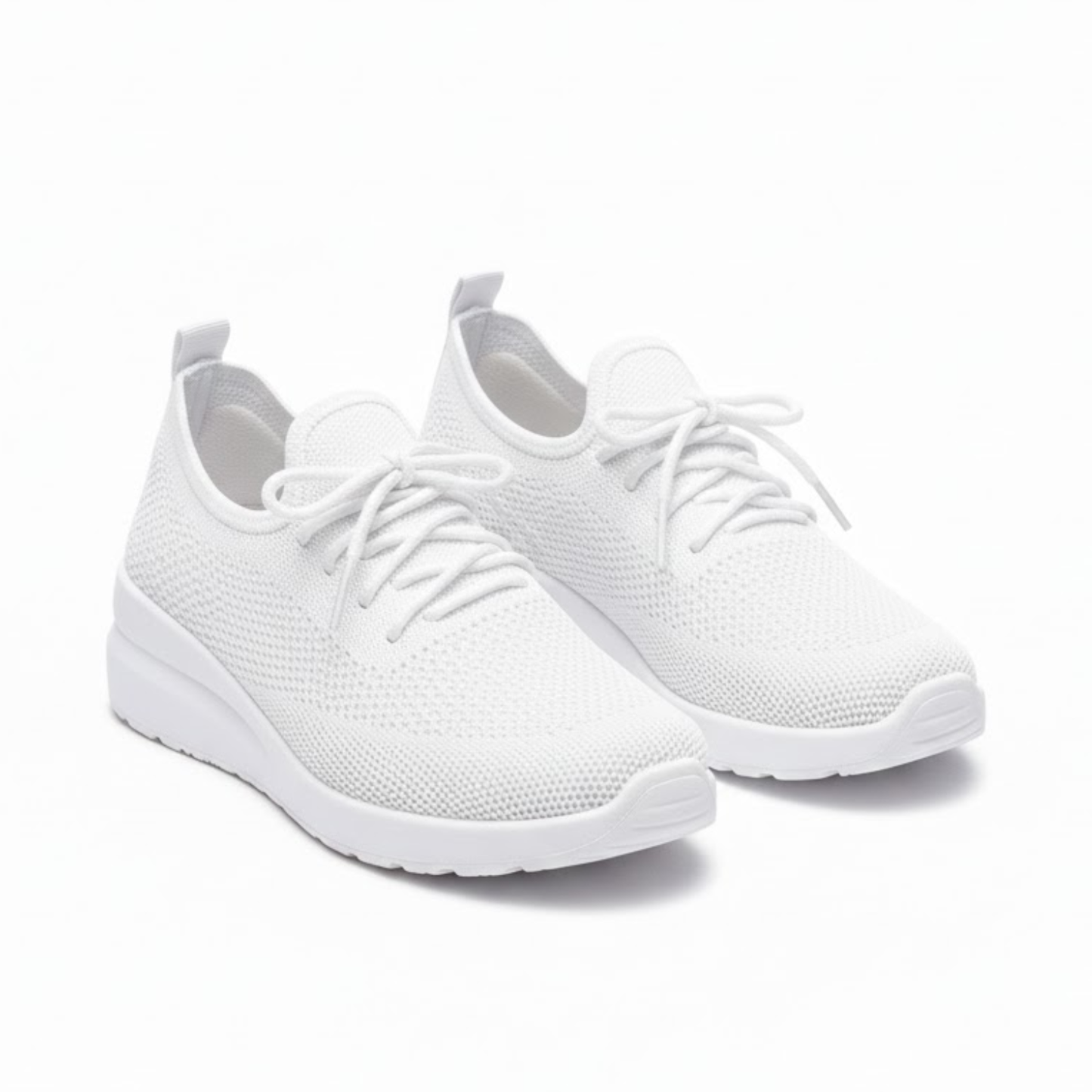 Women's Modern Breathable Mesh Wedge Sneakers Comfort Walking Slip-On Shoes