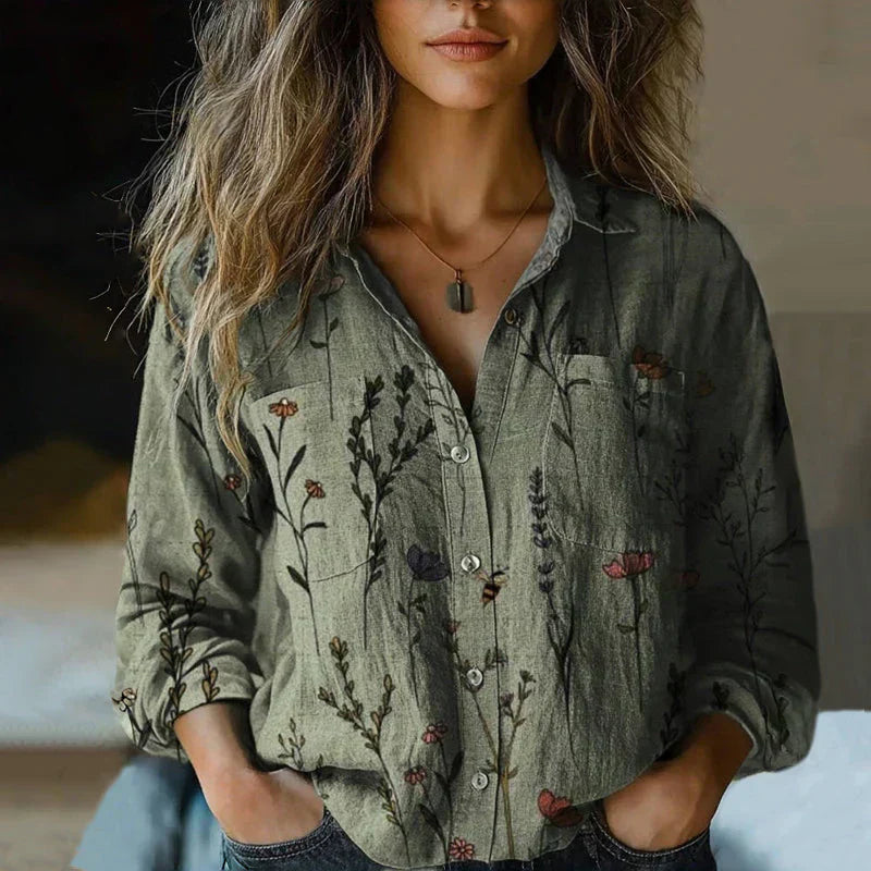 Women's Casual Button Front Blouse