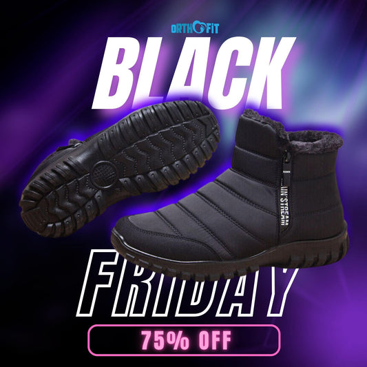 Women's Winter Ankle Boots Black - 
Fashinoza